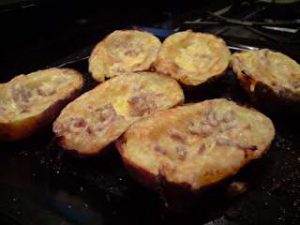 Loaded potato skins