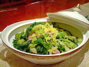 Savoy-cabbage-with-smokey-bacon