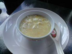 Chicken and sweetcorn soup