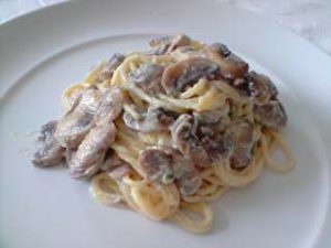 mushroom carbonara