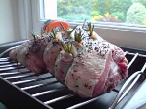 Roast lamb