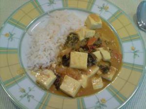 tofu curry